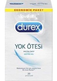 Resim Durex Prezervatif Yok Ötesi Ekstra İnce 20 li Paket 