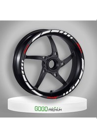 Resim Reflektör Beyaz Iı Yamaha Xmax Uyumlu 1 Set Jant Şeridi Çok Renkli 