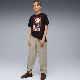 Resim Puma Graphic Çocuk Siyah T-Shirt 