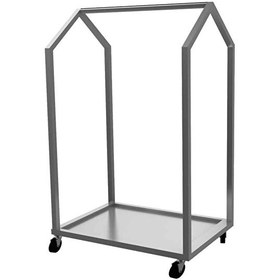 Resim Empero EMP.TA.2.1255-17 Et Askı Arabası Paslanmaz Çelik 120x55x170 CM 