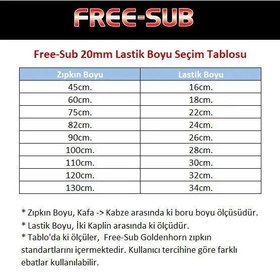 Resim Free-Sub Kaplinli Zıpkın Lastiği 20mm (Zıpkın Lastik) - 26cm 
