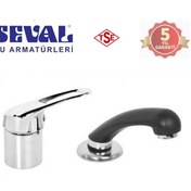Resim Seval Ankastre Berber Kuaför Aç-Kapa Lavabo Bataryası 