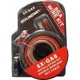Resim Soundmax Sx-Awg8 8 Ga Oto Anfi Set Kablosu 
