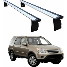 Resim Honda Cr-V Mk2 (2006–2012) Çadır Taşıyıcı Tavan Barı Ara Atkısı Pratik Serisi Gri 