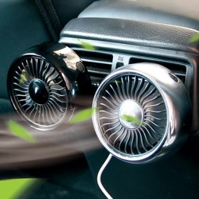 Resim Ally F101 Air Went Araç Havalandırma Mini Fan Vantilatör 