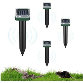 Resim 400-1000 Hz 4 Adet Solar Köstebek Korkutucu, Köstebek Kovucu, 