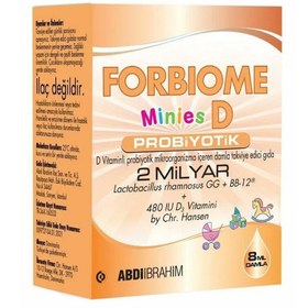 Resim Forbiome Minies D Probiyotik Oral Damla 8 ml 