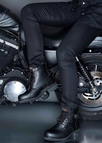 Resim Harley Davidson Lastik Tabanlı Deri Bot 