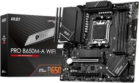 Resim MSI PRO B650M-A WIFI AMD B650 Soket AM5 DDR5 6400(OC) MHz mATX Gaming (Oyuncu) Anakart 