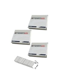 Resim 23/13 Zımba Teli Çelik Zımba Teli 1000 li 3 Paket 100 Sayfa Zımbalama Kapasitesi 23-13 Halı Zımba Teli 