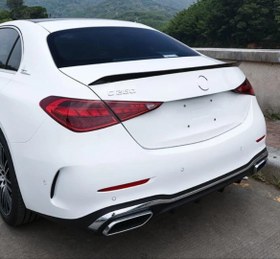 Resim Mercedes W206 C Serisi 2021+ Uyumlu C63S Spoiler - Piano Black 