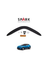 Resim Toyota C-hr 2016- Yılı Ve Sonrası Uyumlu Kaput Rüzgarlığı 3mm Siyah 