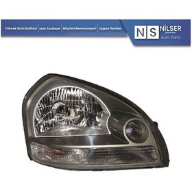 Resim Hyundai Tucson Sağ Far Lambası (Beyaz-Manuel) 2004-2010 