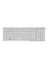 Resim Toshiba Uyumlu Satellite C660-1c7, C660-1c8, C660-1c9, C660-1cc Klavye Beyaz Tuş Takımı Tuş Seti Türkçe 