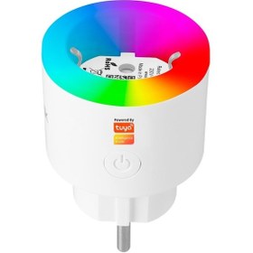 Resim S-link Sl-03 16a Akım Korumalı Akıllı Priz Rgb Işıklı 2.4 G Wifi Tuya Destekli Yok 