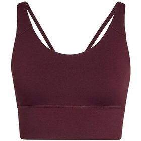 Resim Adidas W 3ss Ess Ms Kadın Bordo Sporcu Sütyeni Hz0874 
