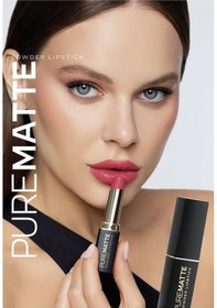 Resim Pure Matte Powder Lipstick No:128 - Pudramsı Mat Ruj 128 