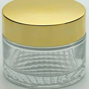 Resim D&B Boş Krem Kavanozu 50 ml (10 Adet) Şeffaf Sarı Kapaklı Kutu 