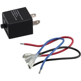 Resim Synodicmonth Led Flaşör Rölesi, 12v 3-pın Ayarlanabilir Led Flaşör Rölesi, Otomotiv Motosiklet İçin Sinyal Lambası Sinyal Lambası 
