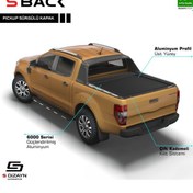 Resim S-Dizayn Ford Ranger 3 Wildtrak S-Back Sürgülü Kapak Siyah V1 201 