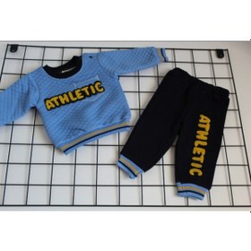 Resim Beyzababykids Jnf Kids Athletic Baskılı Erkek Bebek Dar Kalıp Çok Renkli 
