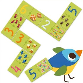 Resim Djeco Domino Oyunları Domino 1,2,3 