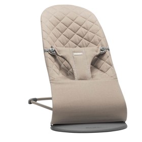 Resim BabyBjörn Bliss Ana Kucağı Woven Sand Grey Taşıma Çantalı 