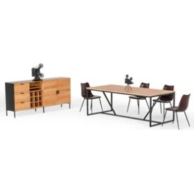 Resim Hitit Dekorasyon Nelya Toplantı & Yemek Masası 