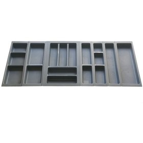 Resim Mutfak, Modüler Kaşıklık Seti, Antrasit, 104 x 48 cm (Enden-Boydan 3,5 cm Kesilebilir) 