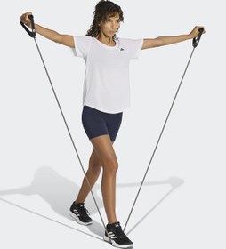 Resim adidas 3 Stripes Studio All Me Booty Short Leggings - Lacivert / 