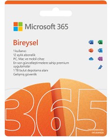 Resim Microsoft 365 Bireysel (Elektronik Lisans) Microsoft