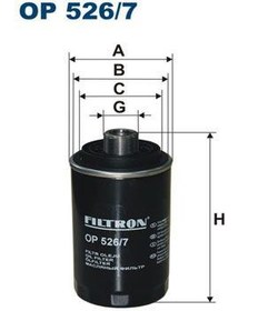 Resim FILTRON OP526-7 | Yağ Filtresi 11-T.Porter.T6 2.0Tsi 