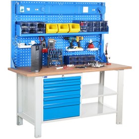 Resim starçelik Atölye Çalışma Tezgahı (1600x720x830-930/1844 mm) 