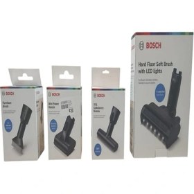 Resim Bosch Unlimited 9 BCS931WBA Şarjlı Dikey Süpürge Aksesuar Seti 4 Lü 