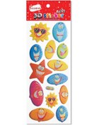 Resim Ticon 3d Sticker Puffy 177561 (kabartmalı) 3d-10 