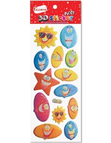 Resim Ticon 3d Sticker Puffy 177561 (kabartmalı) 3d-10 