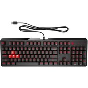 Resim HP 6YW75AA Omen Encoder Usb Kablolu Brown Cherry Mekanik Q Klavye 
