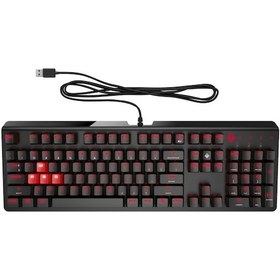 Resim HP 6YW75AA Omen Encoder Usb Kablolu Brown Cherry Mekanik Q Klavye 