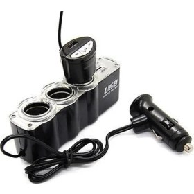 Resim Volvo XC60 2.0 D4 R-Desıgn Geartronıc Araca Uygun 3 Port + 1 USB Oto Araç Çakmaklık Çoğaltıcı Çoklayıcı- Oto Çakmak Çoğaltıcı Soketi USB Çakmaklık 