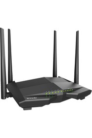 Resim BRF TrendySell Tenda V12 Modem yönlendirici (AC1200 300 Mbit/s 2,4 GHz'de + 5 GHz'de 867 Mbit/sn, 3 x Gi 