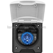 Resim Dış Elektrik Prizi Mıknatıslı Kapak Gömme 16ah - Beyaz-136 