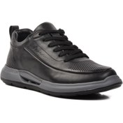 Resim Marcomen 152-19537 Siyah Hakiki Deri Erkek Sneaker 