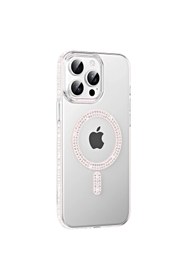 Resim artlab Art Joko Apple İphone 15 Pro Move Taşlı Magsafe Kapak - Lab 
