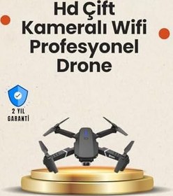 Resim Yükseklik Sabitlemeli Katlanabilir Drone 1080P 4K Kamera Seçenekli, Ürün Kodu: TEK-D801940FC469D69DAB77D7-CAN 