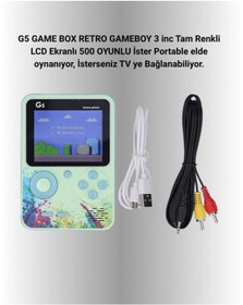 Resim Ceylan Adam 500 Oyun Hafızalı G5 Game Box Renkli Lcd Ekranlı 