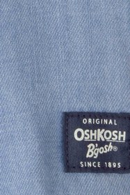 Resim OshKosh Küçük Erkek Çocuk Gömlek 2 Yaş-5 Yaş Mavi 