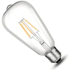 Resim UZUN FLAMENT RUSTİK LED AMPUL BEYAZ 