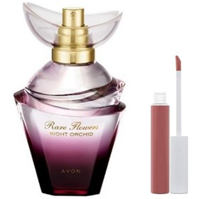 Resim Avon Rare Flowers Night Orchit 50ml Kadın Parfüm ve Likit Ruj 