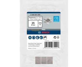 Resim Bosch Pro 25 mm Sulu Karot Ucu Için Yedek Elmas-Segment 2608601803 