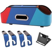 Resim Homyl Araba Koltuğu Arka Organizatör Doku Kutusu Stil-c 